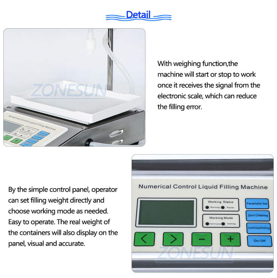 Diaphragm Pump Weighing Filling Machine-ZONESUN TECHNOLOGY LIMITED Diaphragm Pump Weighing Filling Machine-ZONESUN TECHNOLOGY LIMITED