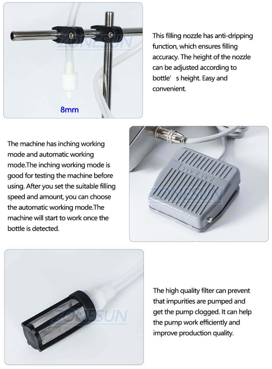Diaphragm Pump Weighing Filling Machine-ZONESUN TECHNOLOGY LIMITED Diaphragm Pump Weighing Filling Machine-ZONESUN TECHNOLOGY LIMITED