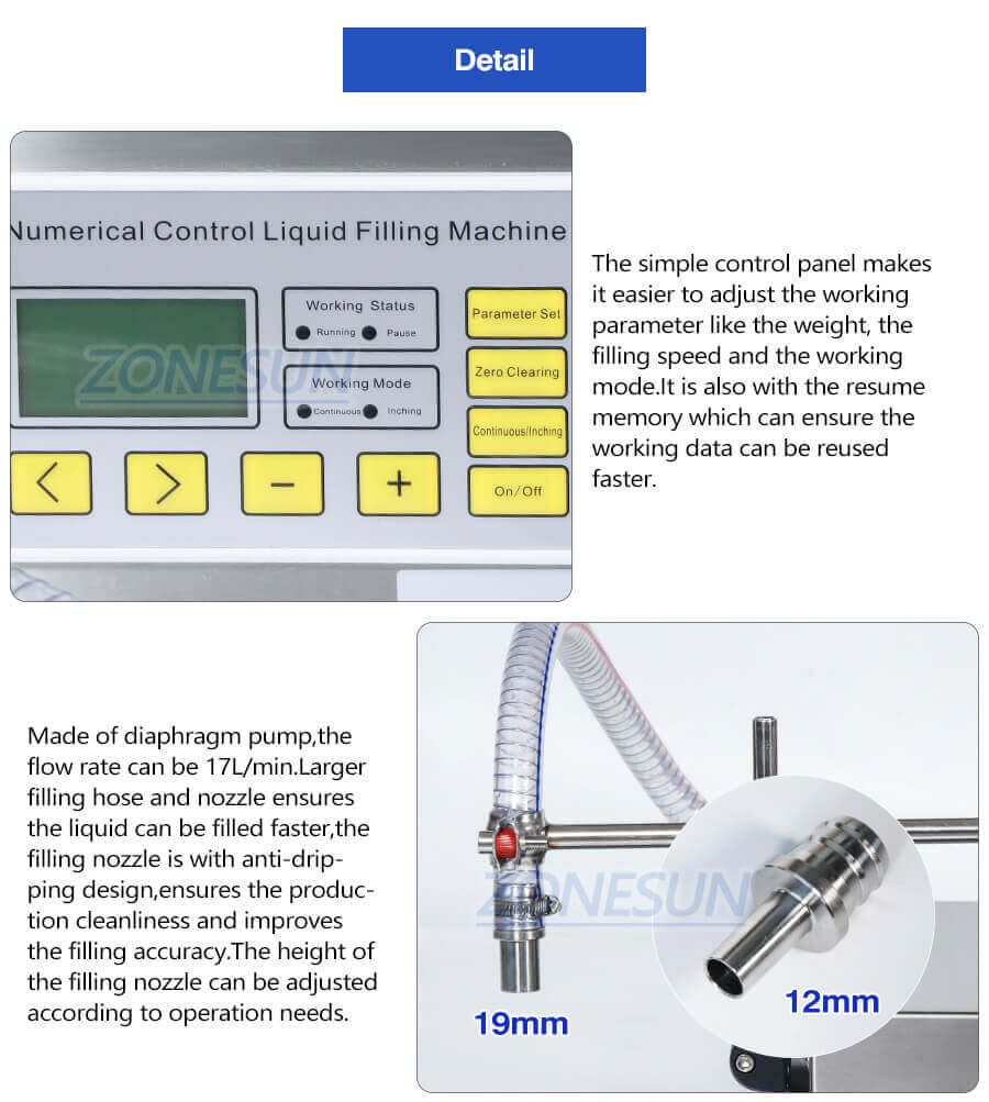 Diaphragm Pump Weighing Fillinng Machine-ZONESUN TECHNOLOGY LIMITED Diaphragm Pump Weighing Fillinng Machine-ZONESUN TECHNOLOGY LIMITED