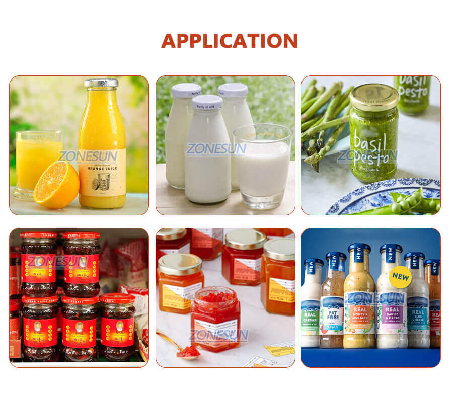 Sauce Paste Filling Vacuum Capping Machine-ZONESUN TECHNOLOGY LIMITED Sauce Paste Filling Vacuum Capping Machine-ZONESUN TECHNOLOGY LIMITED