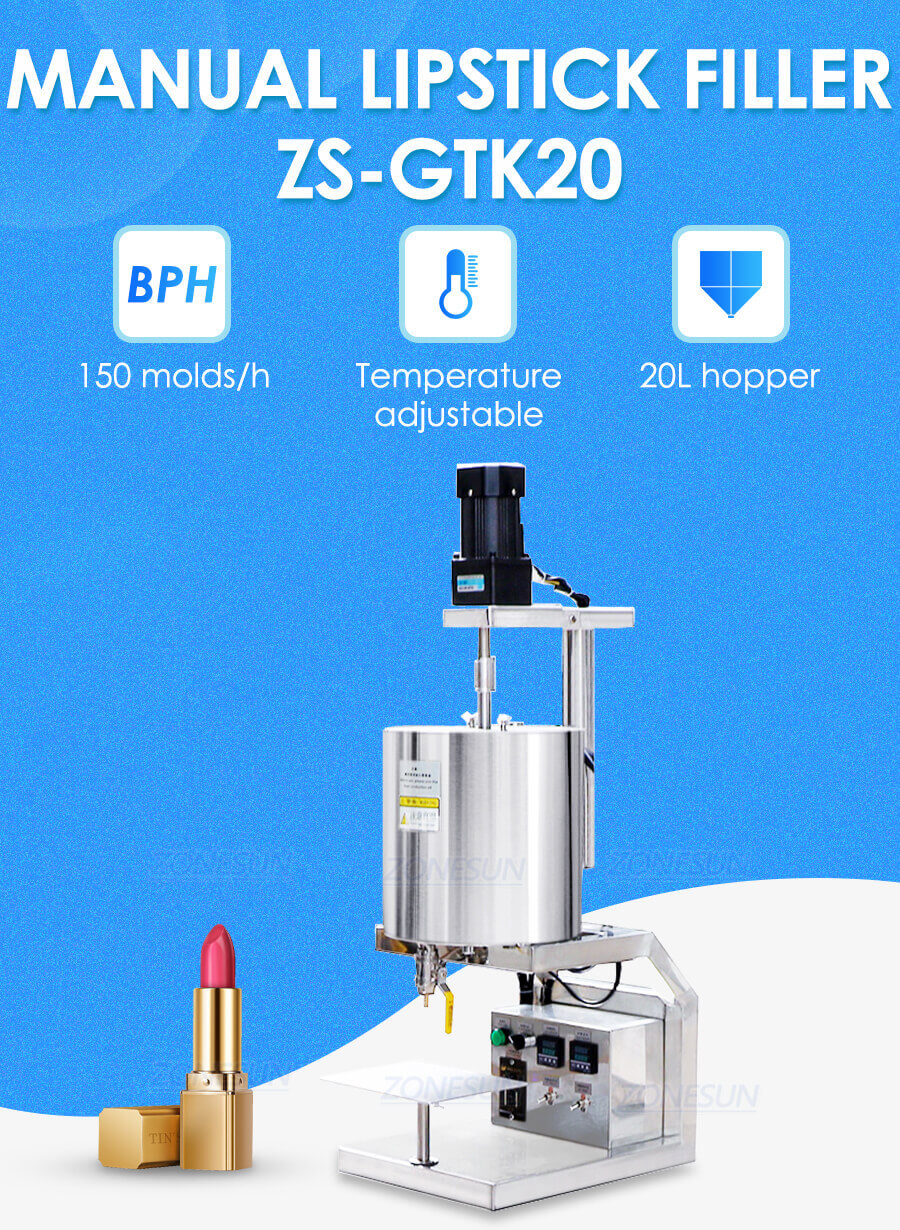 Manual Lipstick Filling Machine-ZONESUN TECHNOLOGY LIMITED Manual Lipstick Filling Machine-ZONESUN TECHNOLOGY LIMITED
