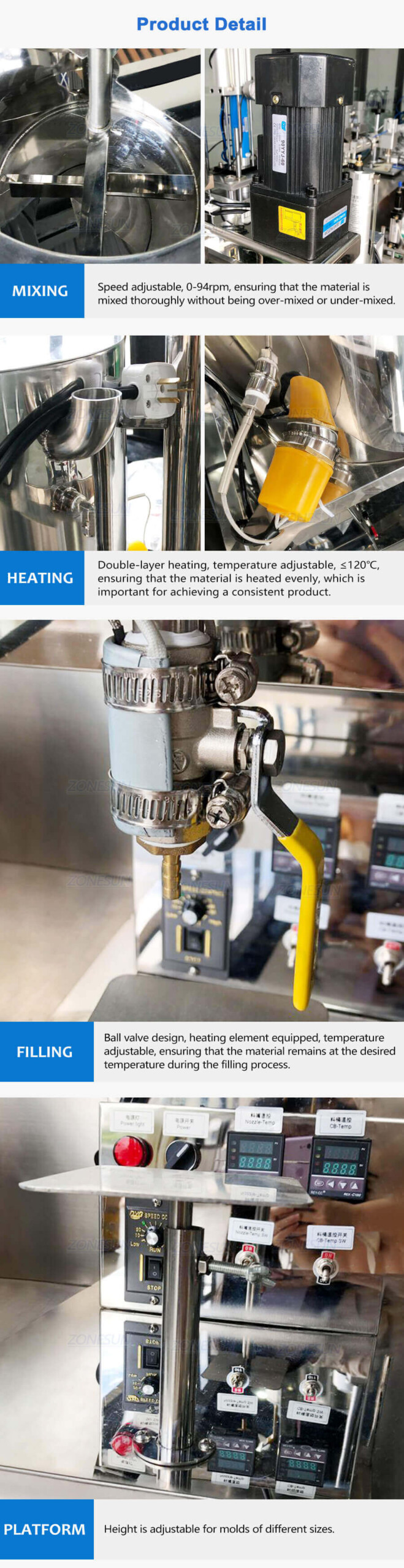 Manual Lipstick Filling Machine-ZONESUN TECHNOLOGY LIMITED Manual Lipstick Filling Machine-ZONESUN TECHNOLOGY LIMITED