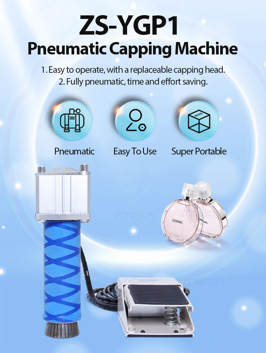 Semi-automatic Pneumatic Capping Machine-ZONESUN TECHNOLOGY LIMITED Semi-automatic Pneumatic Capping Machine-ZONESUN TECHNOLOGY LIMITED