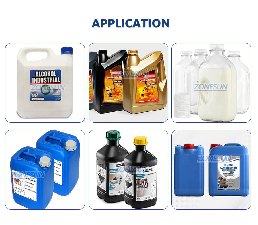 Jerry Can Bottle Capping Machine With Cap Elevator-ZONESUN TECHNOLOGY LIMITED Jerry Can Bottle Capping Machine With Cap Elevator-ZONESUN TECHNOLOGY LIMITED