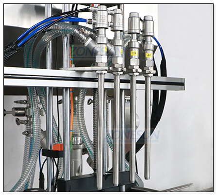 Automatic 4 Heads Paste Filling Production Line-ZONESUN TECHNOLOGY LIMITED
