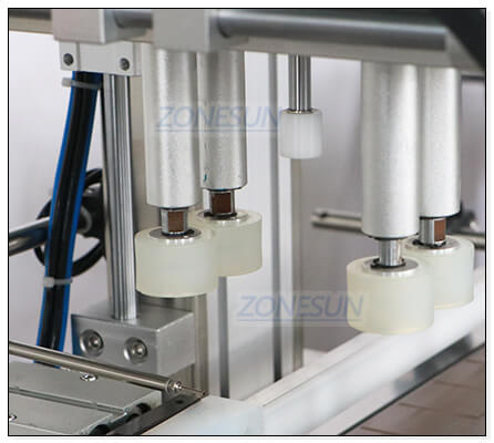 Automatic 4 Heads Paste Filling Production Line-ZONESUN TECHNOLOGY LIMITED