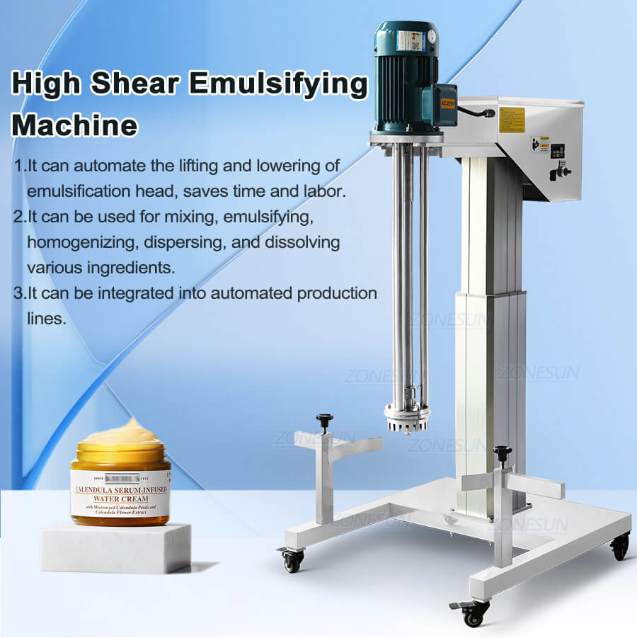 Cosmetic High Shear Emulsifying Machine-ZONESUN TECHNOLOGY LIMITED Cosmetic High Shear Emulsifying Machine-ZONESUN TECHNOLOGY LIMITED