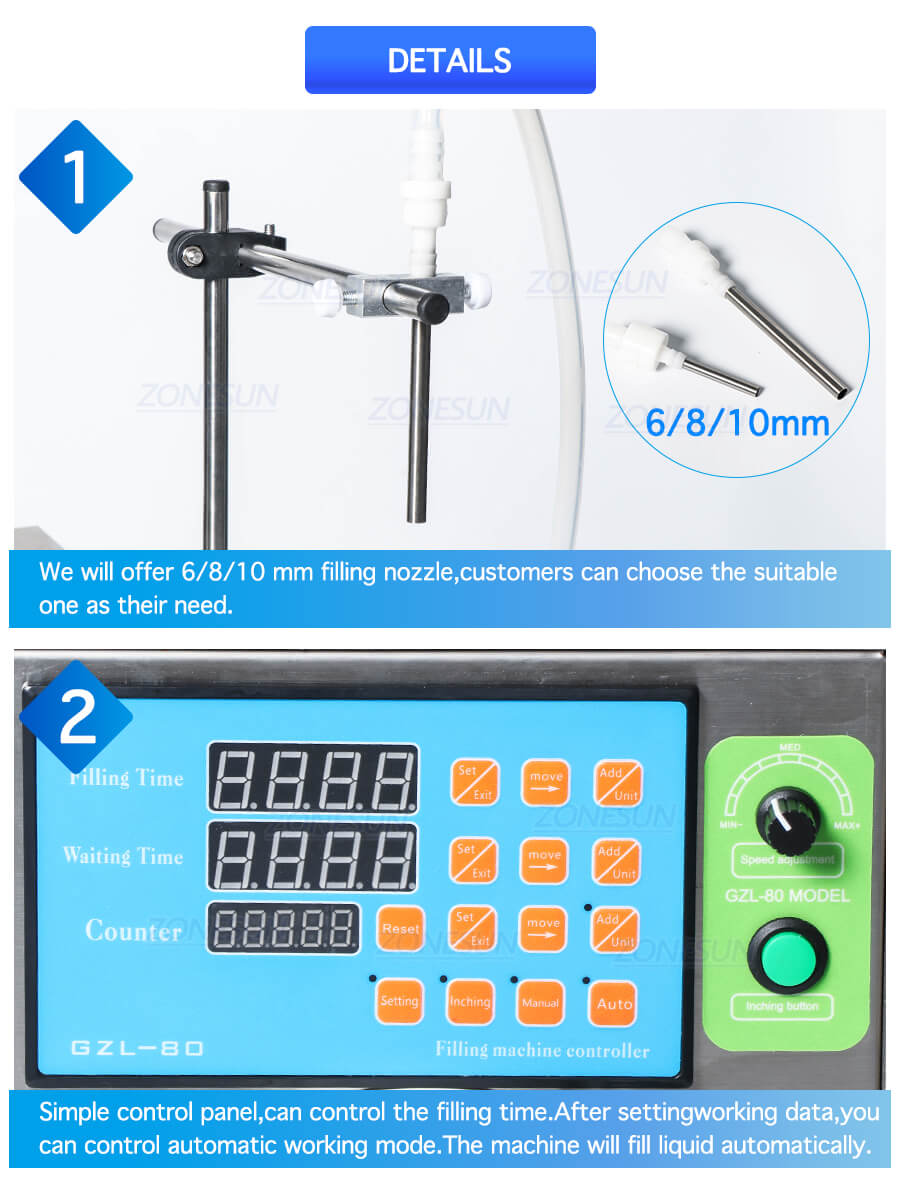 Cosmetic Peristaltic Pump Liquid Filling Machine-ZONESUN TECHNOLOGY LIMITED Cosmetic Peristaltic Pump Liquid Filling Machine-ZONESUN TECHNOLOGY LIMITED