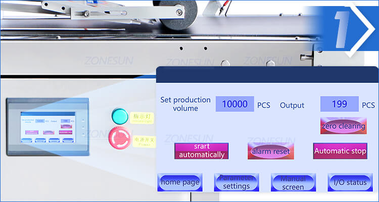 Tabletop Flat Box Card Bag Labeling Machine-ZONESUN TECHNOLOGY LIMITED Tabletop Flat Box Card Bag Labeling Machine-ZONESUN TECHNOLOGY LIMITED