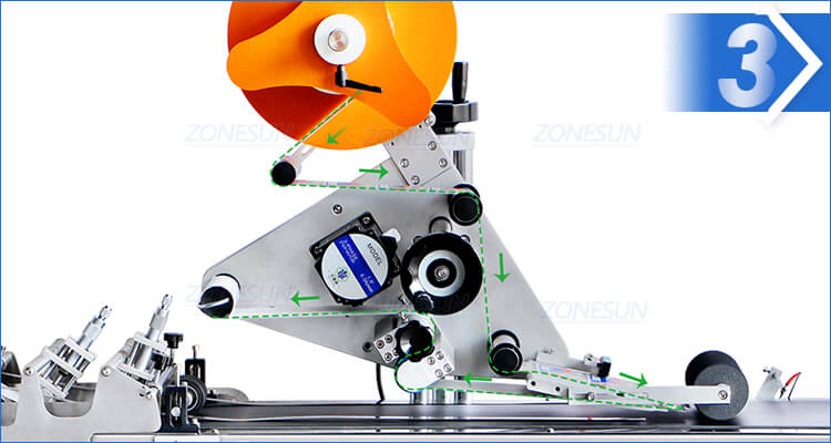 Tabletop Flat Box Card Bag Labeling Machine-ZONESUN TECHNOLOGY LIMITED Tabletop Flat Box Card Bag Labeling Machine-ZONESUN TECHNOLOGY LIMITED