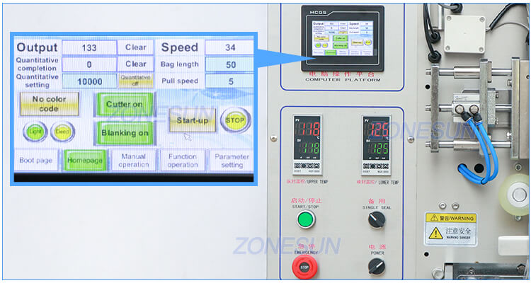 Granule Bag Vertical Form Filling Sealing Machine-ZONESUN TECHNOLOGY LIMITED Granule Bag Vertical Form Filling Sealing Machine-ZONESUN TECHNOLOGY LIMITED