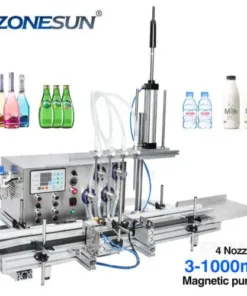 ZONESUN Automatic Desktop Magnetic Pump Diving Filling Machine