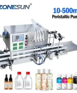 ZONESUN Peristaltic Pump Liquid Filling Machine For Water Drinks Milk