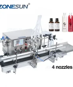 ZONESUN Automatic Magnetic Pump Liquid Filling Machine