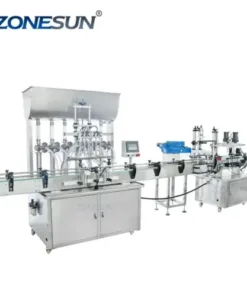 Automatic 6-head Filling And Capping Machine With Cap Vibratory Feeder