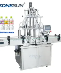 4 Diving Nozzles Liquid Filling Machine