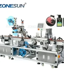 Top Bottom Flat Labeling Machine