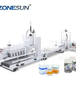 Pocket Perfume Card Bottle Filling Pressing Capping Machine