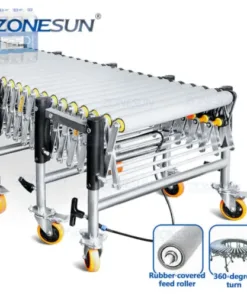 Roller Rubber Covered Flexible Conveyor
