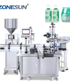 Facial Cream Filling And Capping Machine
