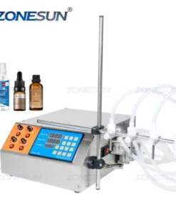 Semi Automatic 4 Heads Peristaltic Pump Cosmetic Liquid Filling Machine