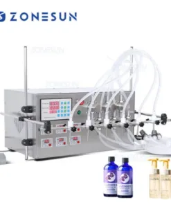 Semi Automatic 6 Heads Magnetic Pump Liquid Filling Machine