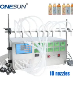 Semi Automatic 10 Heads Liquid Filling Machine