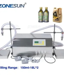 Double Head Gear Pump Weighing Filling Machine