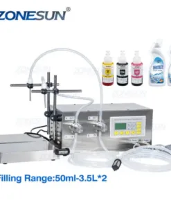 Double Head Magnetic Pump Weighing Filling Machine