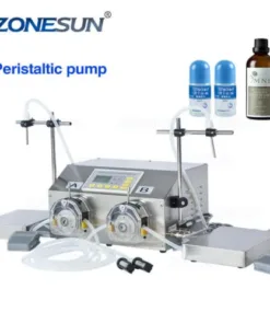 Double Head Peristaltic Pump Weighing Filling Machine