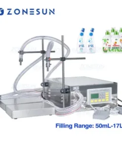 Double Head Diaphragm Pump Weighing Fillinng Machine