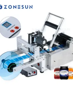 Round Bottle Labeling Machine With Date Coder
