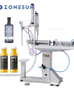 Semi Automatic Liquid Filling Machine With Diving Nozzle
