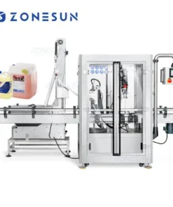 Jerry Can Bottle Capping Machine With Cap Elevator