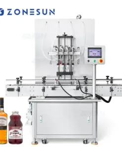 Liquid Overflow Filling Machine With Feeding Pump