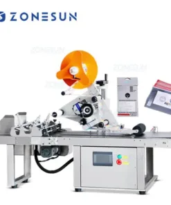 Tabletop Flat Box Card Bag Labeling Machine