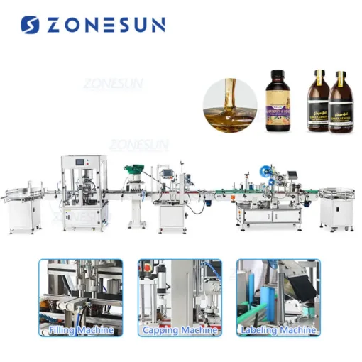 Automatic Thick Paste Filling Capping Labeling Machine