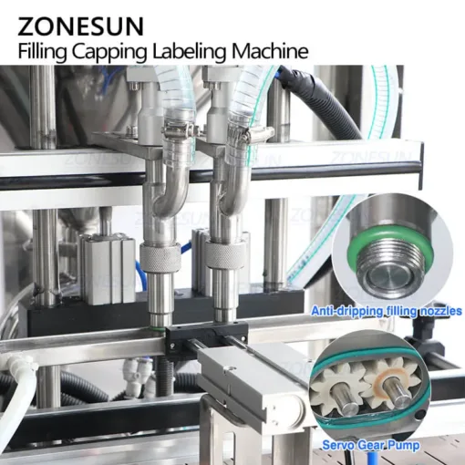 Automatic Thick Paste Filling Capping Labeling Machine - Image 4