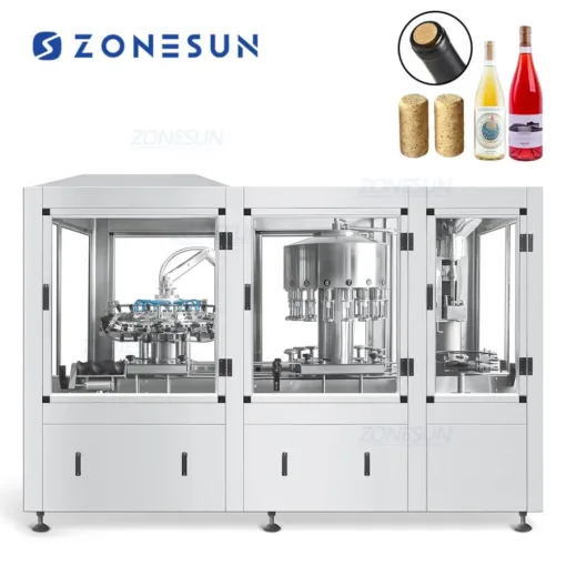 Automatic Wine Bottle Rinsing Filling And Capping Machine
