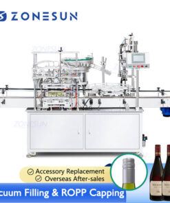 Vacuum Wine Bottle Filling Capping Machine