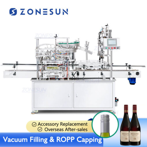 Vacuum Wine Bottle Filling Capping Machine
