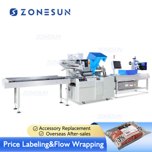 Flow Packaging Weighing Labeling Machine