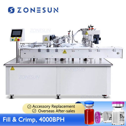 4 Heads Vial Filling Capping Machine