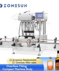 Tabletop Vacuum Overflow Liquid Filling Machine