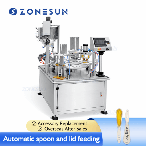Rotary Honey Spoon Filling Sealing Machine