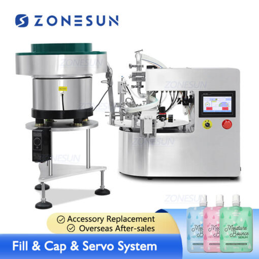 Tabletop Spout Pouch Filling Capping Machine