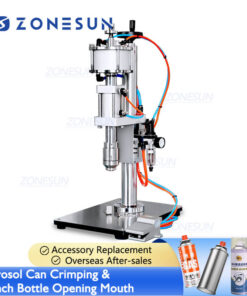 Aerosol Valve Can Crimping Capping Machine