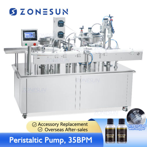 Liquid Bottles Automatic Filling Capping Machine