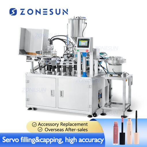 Automatic Mascara Tube Filling Capping Machine