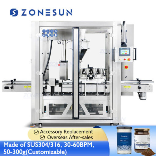 Automatic Rotary Bottles Powder Filling Machine